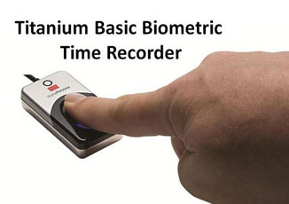 Titanium Basic Biometric Time Recorder